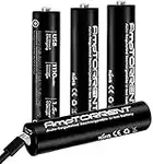 USB Rechargeable Batteries AAA 1110mWh, 1.5v Lithium Rechargeable Batteries, USB AAA Battery 1Hr Fast Charging, 1200 Cycles USB AAA Rechargeable Batteries, Portable USB Batteries AAA