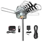 TV Antenna,Outdoor Digital Amplified HDTV Antenna 150 Miles Range, Without Pole