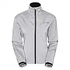 Ettore Ladies Cycling Jacket Waterproof Breathable High Visibility Reflective Silver - Night Glow - 14