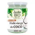 Jardin BiO étic - Huile vierge de coco - bio - Aides culinaires - Certifié AB - Bocal de 200ml