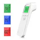 Touchless Forehead Thermometer, Digital Infrared Thermometer for Adults and Kids, Touchless Baby Thermometer, 2 in 1 Dual-Mode Digital Thermometer with Fever Instant Accuracy Readings