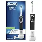 Oral-B Vitality 100 Cepillo de Dientes Eléctrico con Mango Recargable y Cabezal CrossAction, Tecnología de Braun - Negro