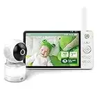 LeapFrog LF920HD Video Baby Monitor with 7” High Definition 720p Display, 360 Degree Panoramic Viewing Pan & Tilt HD Camera, Color Night Vision, (White), One Size