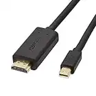 Amazon Basics Cable de Mini DisplayPort a HDMI, 0,9 m (3 pies), negro