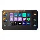 Loupedeck Live S - La Console pour la productivité de Bureau, Le Streaming et la Production de Contenu avec des Boutons à écran Tactile LED, des Cadrans et des Boutons RVB, Fonctionne avec PC et Mac.