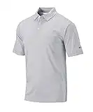 Columbia Golf Men's Omni-Wick Club Invite Polo (Cool Grey, X-Large, x_l)