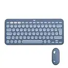 Logitech K380 for Mac + Combinación inalámbrica M350 de Teclado y ratón - Estilizado diseño portátil, clics discretos, duración de Pilas Prolongada, Bluetooth - macOS, iPadOS, iOS - Arándano