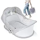 beberoad Cama De Viaje para BebÉ Cuna De Viaje Caja De Descanso para BebÉs Baby Travel Bed (Gris Claro)