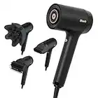 Shark STYLE iQ Ionic Hair Dryer & Styler [HD120UK] Style Brush, Concentrator, Diffuser, Black