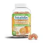 VITALDIN Vitamin C Gummies – 240 mg Dosis pro Tag – 80 Fruchtgummis (Vorrat für 40 Tage) – Orangengeschmack – Stärkung des Immunsystems – Glutenfrei – für Kinder & Erwachsene