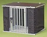 Callieway Faltbare/Klappbare ALU DOGBOX / Hundebox / Transportkäfig klappbar (3XL Super)