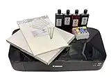 Katie's Edible Ink A3 Printer Kit - Edible Ink Cartridges Compatible With Canon WiFi iX6850- Edible Ink-Wafer Paper-Icing Sheets -All Included - Also A Free Printer Cleaning System