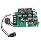 RUIZHI DC Motor Controller, DC 9-50 V 40 A DC Motor Drehzahlregelung Reversible Controller 12 V 24 V 36 V 48 V 2000 W Vorwärts-Rückwärts-Schalter