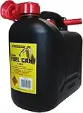 S Style CAN3 Diesel Fuel Can and Spout Black 5 Litre