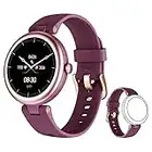 SHANG WING Lynn Smartwatches for Women,1.1inch Display Screen Fitness Watch for Women,Small Stylish Smart Watch with Pedometer Sleep Monitor SpO2-Monitor Heart Rate Fitness Watch for Android iOS