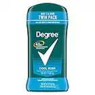 Degree Men Original Antiperspirant Deodorant 48-Hour Sweat & Odor Protection Cool Rush Antiperspirant For Men 2.7 oz Twin Pack