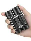 DRANBOL 12X25 Mini Pocket Binoculars for Adults Kids, Small Compact Binoculars for Bird Watching, Opera Concert, Travel, Cruise Essentials Must Haves