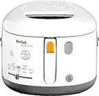 Tefal FF1631 Fritteuse Filtra One | 1.900 W | Kapazität 1,2 Kg | Clean-Oil-System | Auffangsieb für Frittierreste | Wärmeisoliert | Spülmaschinenfest Weiß