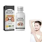 Glowhite Snow Bleach Cream,Skin Lightening Cream for Intimate Areas,Dark Spot Corrector Cream,Face and Body Skin Lightening Bleaching Cream,Body Peeling Advanced Whitening Cream (1PCS)