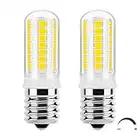 DiCUNO E17 LED Bulb Dimmable 5000K Daylight White, Microwave Oven Light 3 Watt 40W Halogen Equivalent, Appliance Replacement Bulb 400LM, 120V Under Microwave Led Light Bulbs, 2-Pack