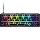 Fnatic STREAK65 - Compact RGB Gaming Mechanical Keyboard - Silent Speed Linear Switches - 65% Layout (60 65 percent)- Low Profile - Esports Keyboard (US layout; QWERTY)