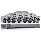 HIKVISION Système de sécurité CCTV 5 MP 4K DVR 8 canaux 2 To H.265 + HIK 5 MP 2,8 mm 8 caméras de vision nocturne pour extérieur DS-7208HUHI-K1