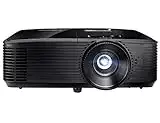 Optoma H190X Affordable Home & Outdoor Movie Projector, HD Ready 720p + 1080p Support, Bright 3900 Lumens for Lights-on Viewing, 3D-Compatible, Speaker Built in