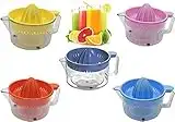 in 5 Colors Manual Fruit JUICER Hand Press Juice JUG Citrus Lemon Lime Orange Squeezer