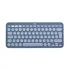 Logitech K380 per Mac Tastiera Bluetooth multidispositivo con profilo sottile compatto, Easy-Switch, durata batteria di 2 anni, compatibile con MacBook Pro, Macbook Air, iMac e iPad - Mirtillo