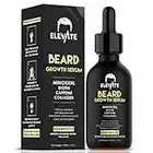 Elevate Beard Growth Oil 5% Minoxidil Hair Growth Serum with Biotin & Caffeine – Grow a Stronger Thicker Fuller Beard Faster – Natural Facial Hair Treatment for Grooming Thickening and Volume 1 Fl Oz 30mL