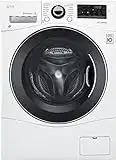 LG WM3488HW 24" Washer/Dryer Combo with 2.3 cu. ft. Capacity, Stainless Steel Drum in White