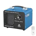 ALDIOUS Ozongenerator mit Fernbedienung 10,000mg/h, Auto O3 Ozon Generator Luftreiniger, Desodorierer Ionisator Geruchsentferner mit Timer für Räume, Hotels, Wagen, Rauch, Untergeschoss & Büro