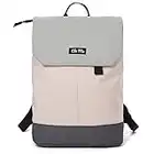 Ela Mo Rucksack Damen - Schön u. Durchdacht - Daypack mit Laptopfach & Anti Diebstahl Tasche für Ausflüge, Uni, Schule u. Büro (Rose on Rocks)