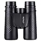 HUTACT Jumelles10x42, à Large Champ Jumelles d’Observation Ornithologique HD pour Les Professionnels du Voyage – détails et Lumière Plus Nets – étanche et Anti Poussière