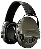 SORDIN Supreme Pro Casques Antibruit Électroniques à Forte Atténuation - SOR75302 - Protection Auditive - Coques d'oreilles Verdes - Idéal pour la Chasse ou Le Tir