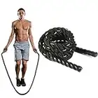 Weighted Skipping Rope, Battle Ropes, Heavy Jump Rope for Men Fitness Exercise, Adult Strength Boxing Training