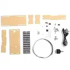 Music Spectrum Display DIY Kit, Microcontroller LED Electronic Kit DIY Spectrum Analyzer 5V Long Service Life