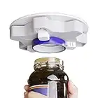 KITCHENDAO Jar Opener,Under Cupboard Jar Opener for Weak Hands & Seniors with Arthritis, Effortless Lid Opener,Bottle Opener Can Opener Under Cabinet