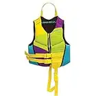 Airhead GNAR Child and Infant Kwik-Dry Neolite Flex Life Jacket, US Coast Guard Approved, Multicolour