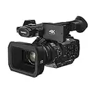 Panasonic X1 | Caméscope Semi-Pro 4K (Qualité vidéo 4K 50p, C4K 24p, Capteur type 1 pouce, Zoom optique LEICA 20x, Grand Angle 24mm, Ecran orient., Stabilisé, Viseur OLED) Noir – Version Française