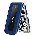 artfone Big Button Mobile Phone for Elderly, Senior Flip Phones Sim Free Unlocked Easy to Use Basic Cell Phones with 2.4" LCD Display | SOS Button | Talking Numbers | FM Radio | Torch |1000mAh Battery