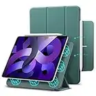 ESR Cover Compatibile con iPad Air 5 (2022)/iPad Air 4 (2020)/iPad PRO 11 (2018), Custodia Magnetica a Supporto Pieghevole, Attacco Magnetico, Auto Sleep/Wake, Rivestimento in Gomma, Verde