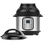 Instant Pot Duo Crisp XL 8Qt 11-in-1 Air Fryer & Electric Pressure Cooker Combo with Multicooker Lid that Air Fries, Roasts, Steams, Slow Cooks, Saut ©s, Dehydrates & More, Free App With 1300 Recipes