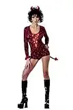 Women Small (4-6) She Devil/Cupid Costume Jumpsuit