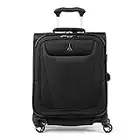 Travelpro Maxlite 5 Softside Expandable Luggage with 4 Spinner Wheels, Lightweight Suitcase, Men and Women, International, Black, Carry-on 19-Inch