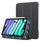 MoKo Case Fit New iPad Mini 6, iPad Mini 6th Generation Case 2021, Magnetic Smart Folio Case Slim Lightweight Protective Shell Stand Fit iPad Mini 6 8.3-inch, Auto Wake/Sleep, Space Gray