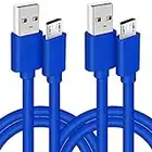 2 PCS 10FT Micro USB Power Cord for Fire TV Stick,PS4,Roku Streaming Stick,Roku Express Premier Plus,Chromecast,E-Reader,Intel Computer Replacement,Charger Charging Cable Compatible with Kindle Tablet