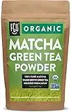 FGO Organic Matcha Green Tea Powder, Japanese Culinary Grade, Resealable Kraft Bag, 4oz (Pack of 1)