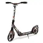 Hurtle Scooter – Scooter for Teenager – Kick Scooter – 2 Wheel Scooter with Adjustable T-Bar Handlebar – Folding Adult Kick Scooter with Alloy Anti-Slip Deck