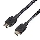 Amazon Basics - Cavo HDMI intrecciato, 1,8 m